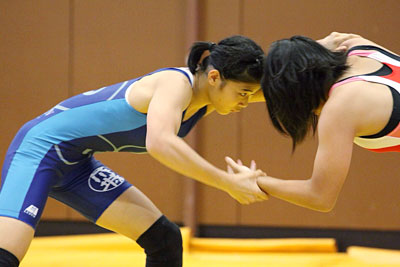 尾﨑野乃香さん　「第11回全日本女子オープン・レスリング選手権大会 中学生の部」で準優勝