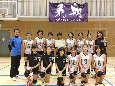 中学校女子バレーボール部　第8支部大会にて7年連続優勝