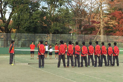 中学校男子テニス部　関東大会ベスト８　３年連続で全国選抜大会(団体戦)に出場