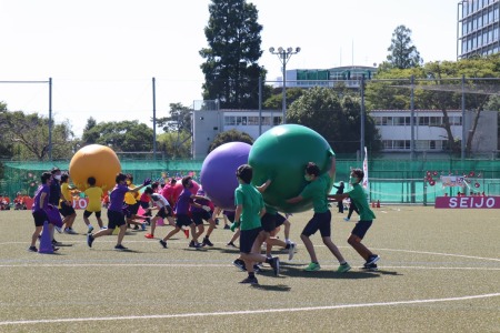 中３ 大玉レース：願いを込めたオモイダマ