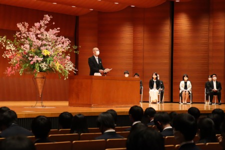 中村校長式辞（高等学校）