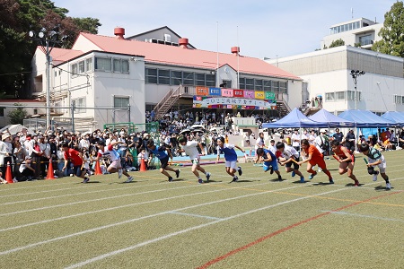 部活動対抗リレーは意地とプライドのぶつかり合い