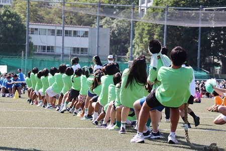 高校2年生綱引き「君の縄」