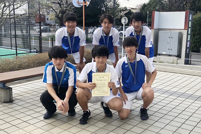 高校テニス部　世田谷区高校団体対抗テニス大会にて男子優勝、女子準優勝！