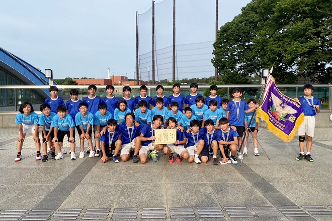 中学校男子テニス部　世田谷区夏季総合体育大会　団体戦９連覇