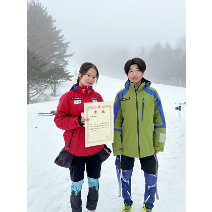 ２年　野澤由紀子さん　１年　細田瑠人君