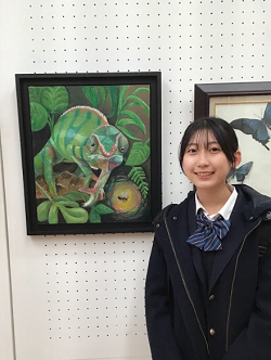 安沢 彩英さん　絵画の部　金賞