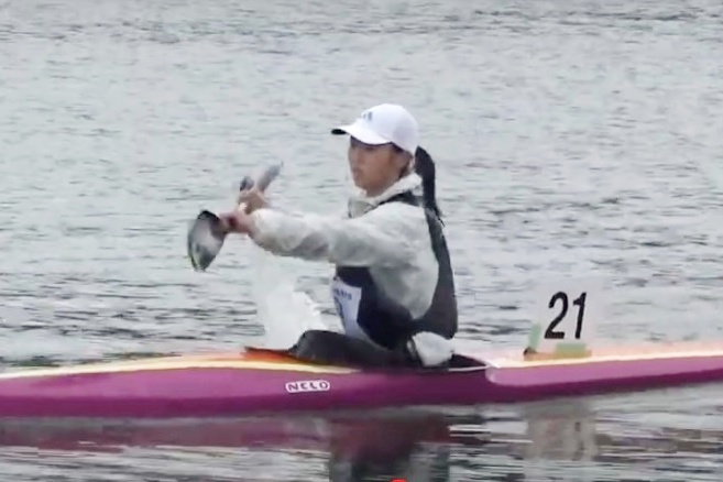 高校2年生　小池花怜さん　東京都大会第3位