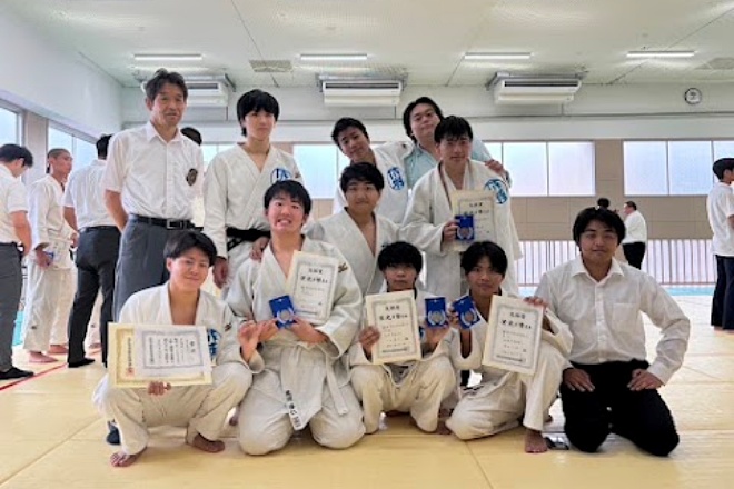 高校柔道部　第八支部柔道大会出場