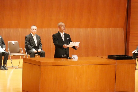 中村校長式辞