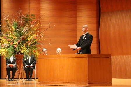 中村校長式辞