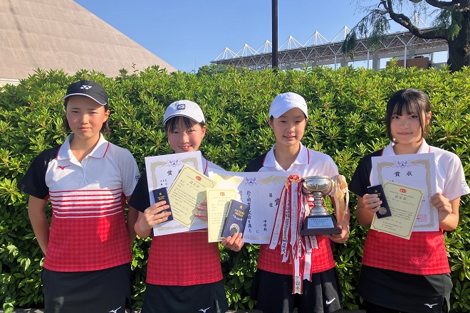 中学女子テニス部　世田谷区大会入賞　東京都大会出場決定