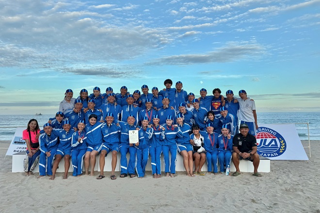 水泳部ライフセービング部門　全日本ユースライフセービング選手権大会U－18の部　全国総合３位！