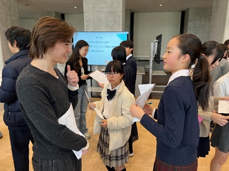 中学１年生も参加しました