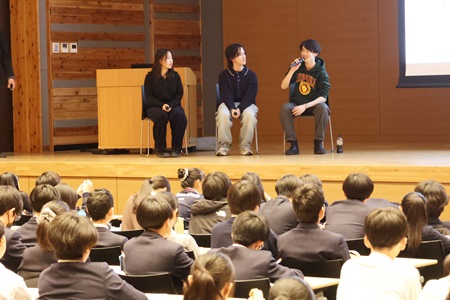 3人とも中学時代は、大学や将来のことはまだ考えていなかったとのこと