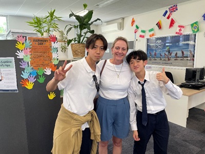 ホストファミリーとのmeet upの様子