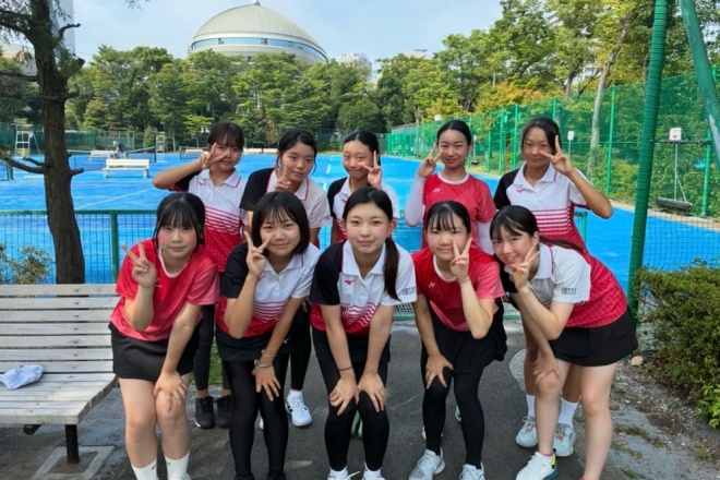 中学女子テニス部　関東中学生テニス選手権大会　ベスト8