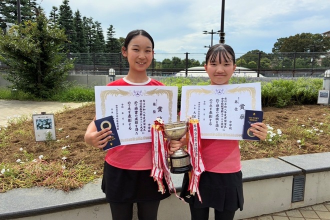 中学女子テニス部　世田谷区新人戦大会入賞　東京都大会出場決定