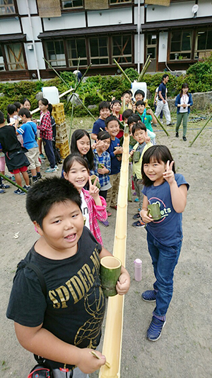 申年に猿ヶ京！　　——４年生夏の学校を行いました——