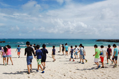 青い海と碧い海　——与論島と佐渡で新自然体験の旅を行いました——