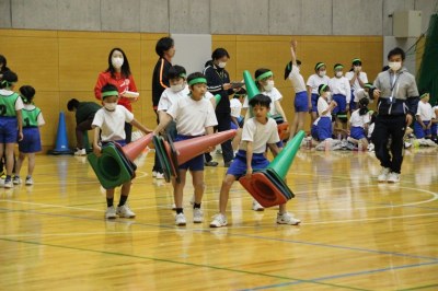 競技ごとに必要なものを用意した会場準備係