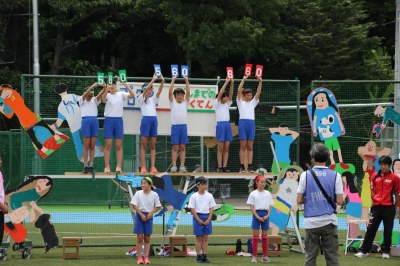 優勝は赤グループでした