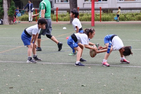 タグラグビーに挑戦！