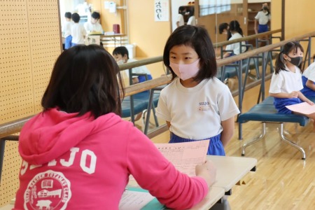 最後は先生の保健指導。今日の結果を一緒に確認してこれからも健康で過ごせるようアドバイスをいただきました