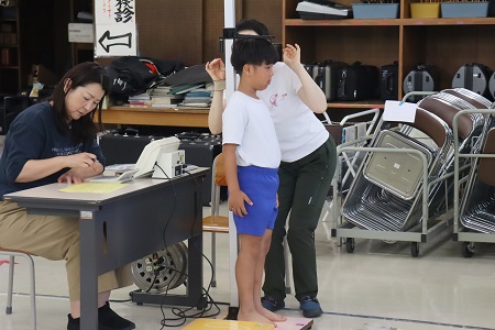 身長・体重計測