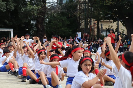 今年の優勝は赤でした!