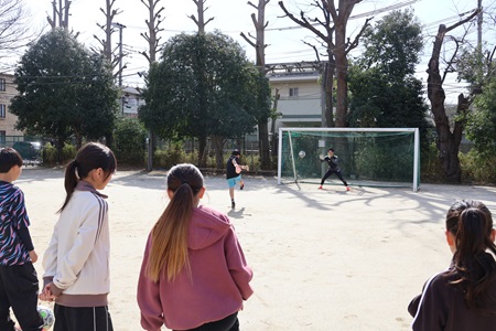 ＰＫに挑戦（４年　桧組）