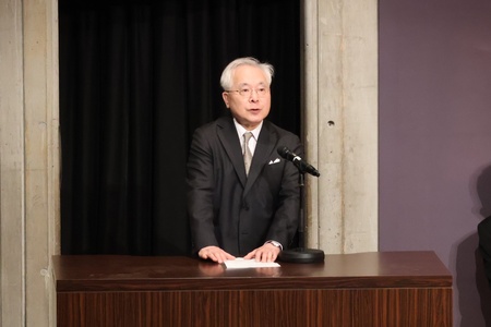 戸部順一学園長によるお祝いのことば