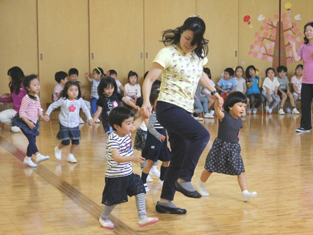 年少さんもスキップに挑戦