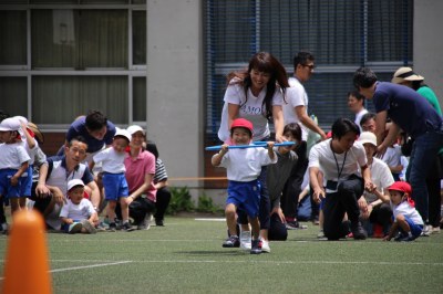 年少さん親子種目「Go！Go！トレイン」