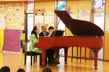 稲田さんと西谷先生の連弾