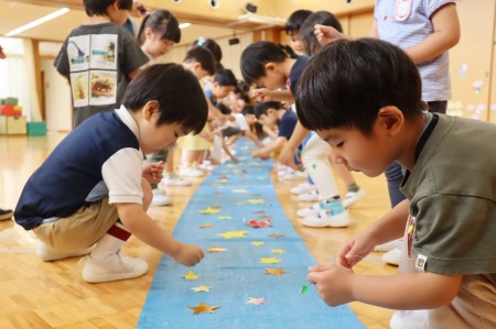 年少組も「星釣り」に挑戦！