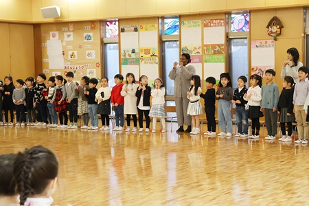 久しぶりにみんなで一緒に歌いました