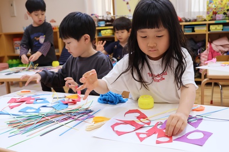 子どもたちの個性溢れる作品に仕上がりました